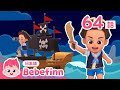 ぼくは かいぞく🏴‍☠️ | 64話 | 水が怖いブロディはかいぞくになれるかな🧐 | I'm a Pirate 日本語バージョン | べべフィン Bebefinn - 子どもの歌