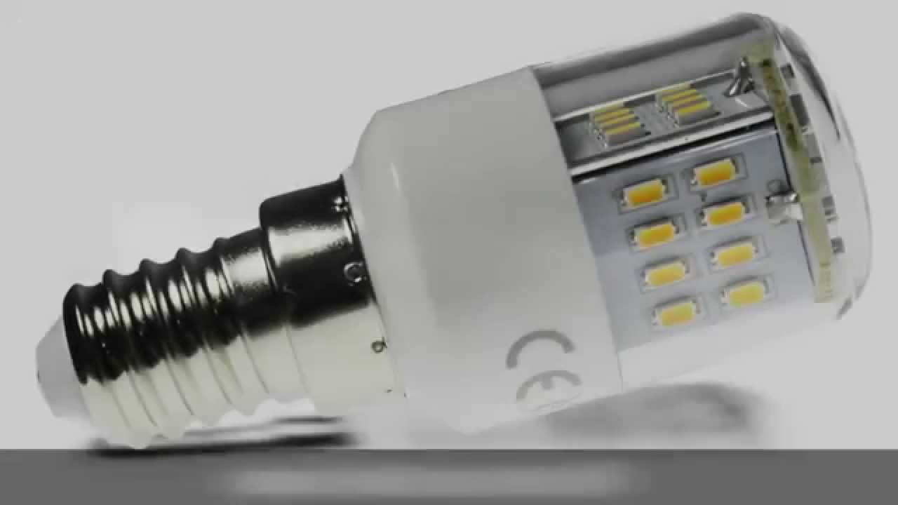 Ampoule led spéciale frigo 3W, blanc neutre YouTube