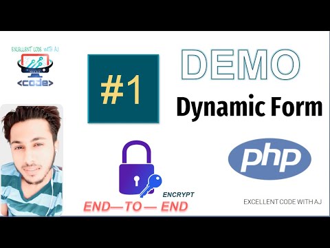 Demo || Complete Form Operation Series PHP || EXCELENT CODE WITH AJ