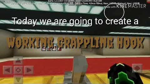 MCPE Command Block : Working Grappling Hook Tutorial