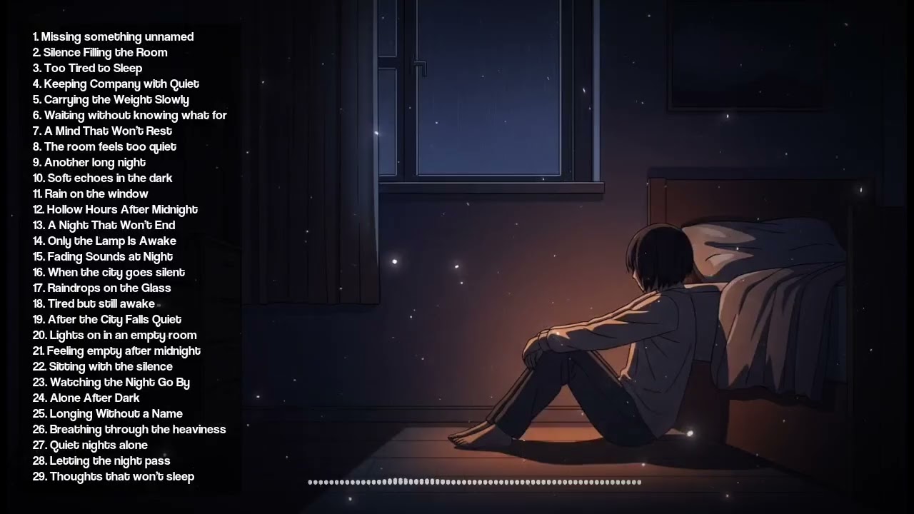 🚶‍♂️🌙 Sad Lofi Music | Night Walk Thoughts & Calm Loneliness