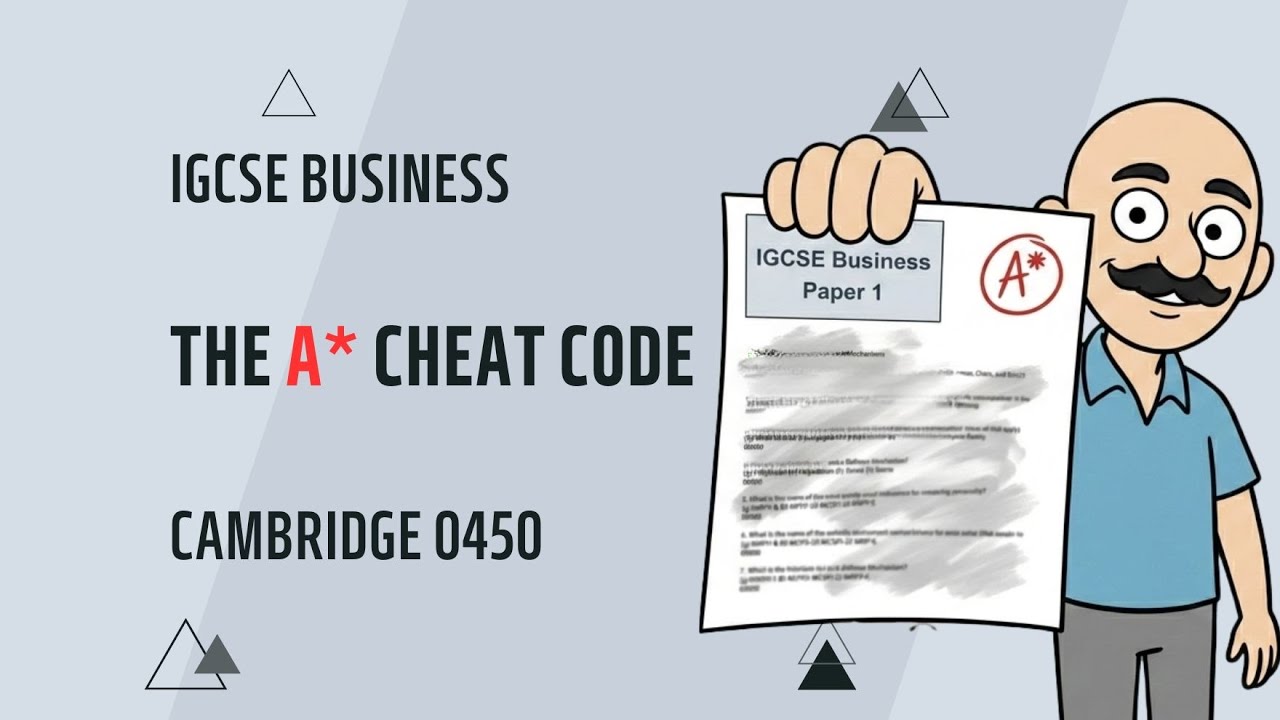 IGCSE Business paper 1 A* hack