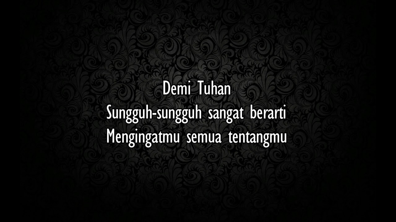 Armada ft Ifan seventeen - Demi Tuhan Aku Ikhlas (lirik)