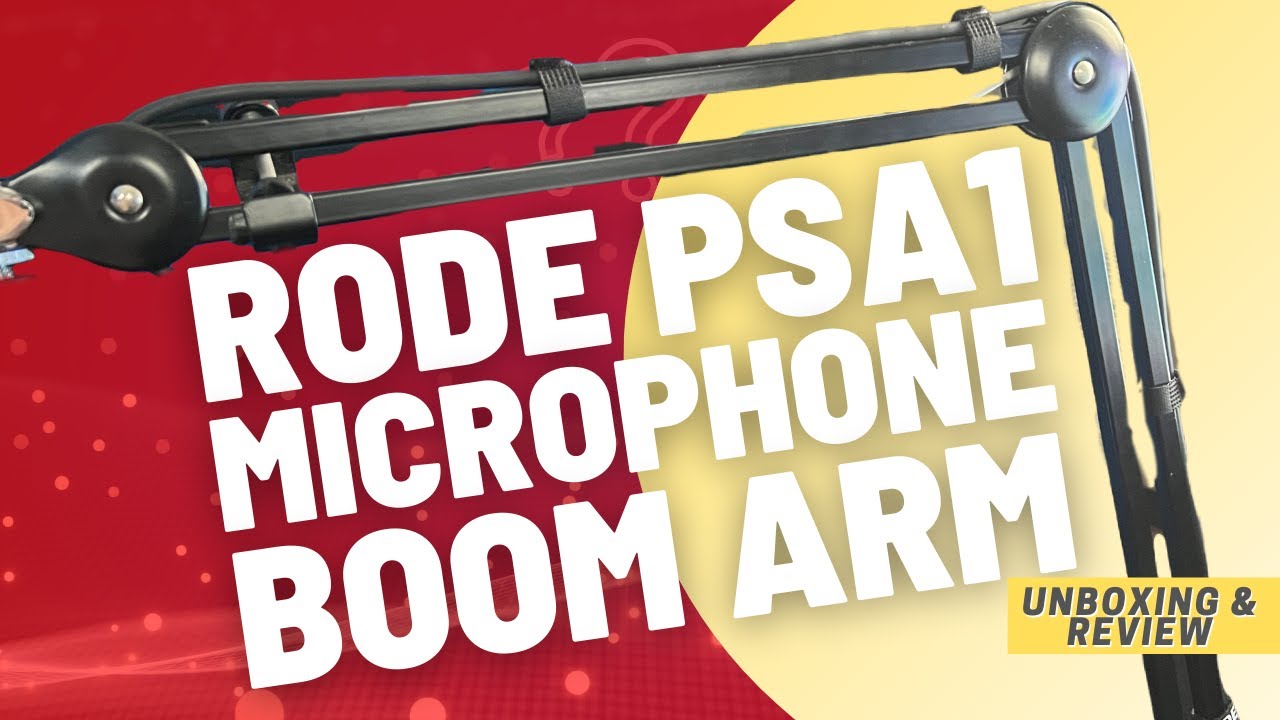 This Mic Arm Is the Yardstick For All Others! - Rode PSA1 Microphone Boom Arm