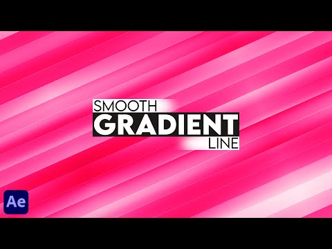 Smooth Gradient Line Background After Effects Tutorial - No Plugins
