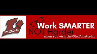 Get Smarter in the LMC - books & makerspace