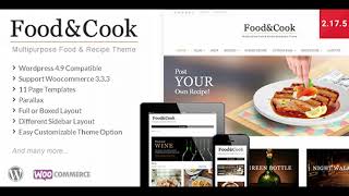 Food & Cook - Multipurpose Food Recipe WP Theme | Themeforest Website Templates and Themes