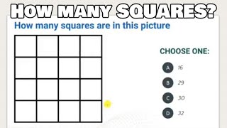 How many Squares are in this picture?