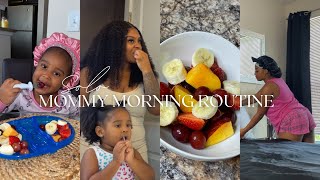 SOLO MOMMY MORNING ROUTINE WITH A TODDLER ⛅️