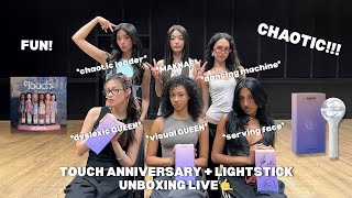 TOUCH ANNIVERSARY + LIGHTSTICK UNBOXING LIVE 🤙 FULL STREAM #weverselive #katseye #touch