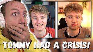 TOMMY HAD A CRISIS!!! TommyInnit I'm not a kid anymore. (REACTION!)