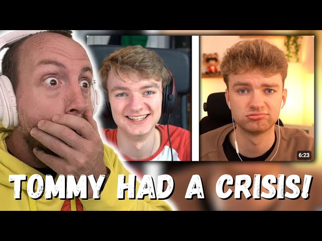 TOMMY HAD A CRISIS!!! TommyInnit I'm not a kid anymore. (REACTION!) class=