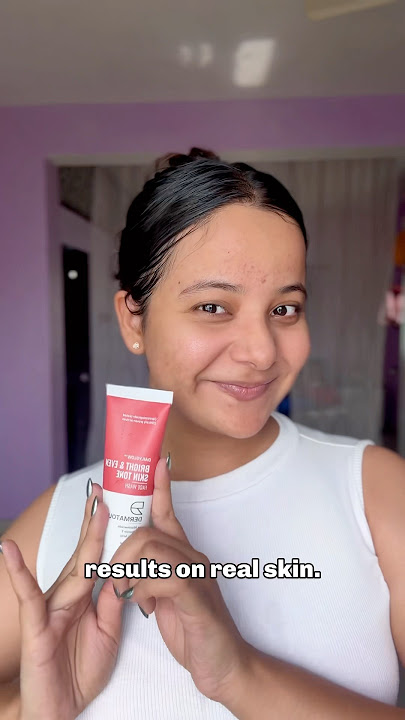 Dermatouch Bright & Even Skin Tone Face Wash #skincaretips #dermatouch