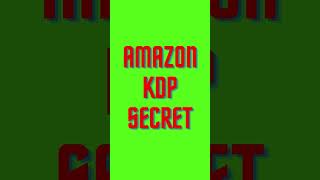 KDP Method Amazon Wont You