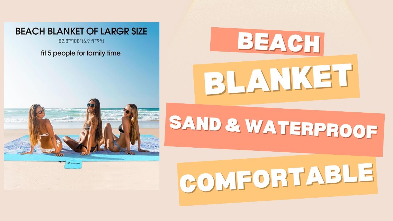 The Ultimate Beach Blanket You Didn't Know You Needed! Waterproof, Sandproof & Kid-Friendly