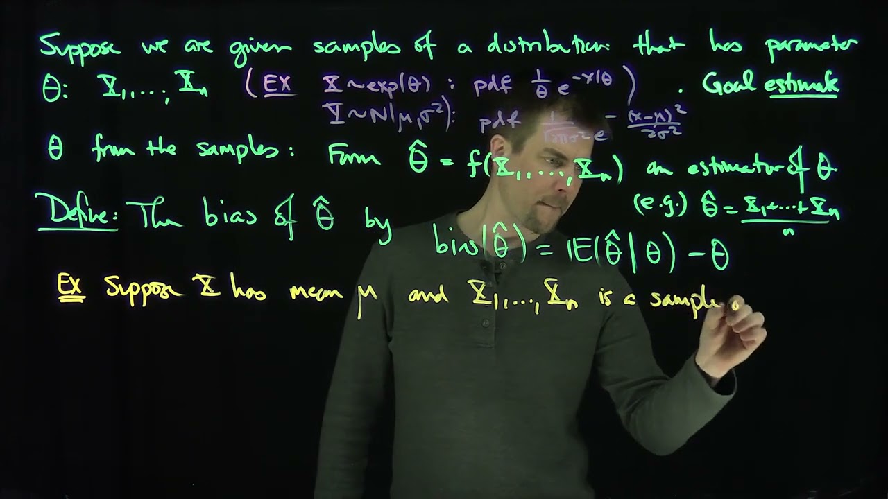 Bias of an Estimator