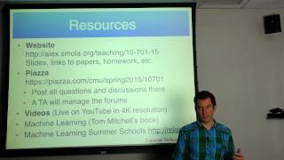 1.1 Administration - Machine Learning Class 10-701