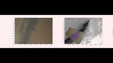 SURF Feature Matching for Curiosity EDL Pose Estimation
