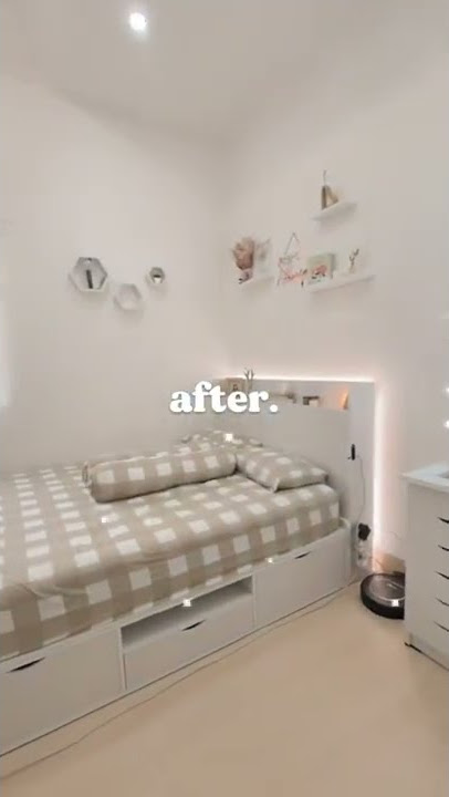 ROMBAK KAMAR TUA JADI ESTETIK?!😱 #roommakeover #roomdecor #transition #renovkamar #aestheticroom