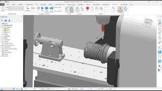 4 axis Milling operation in powerMILL