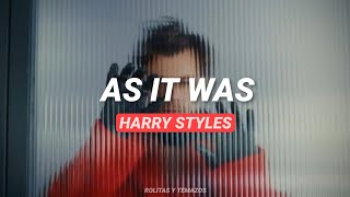 Harry Styles - As it was | Lyrics + Pronunciación