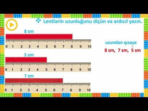 1-ci sinif Riyaziyyat - Santimetr