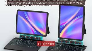 Smart Pogo Pin Magic Keyboard Case for iPad Pro 11 2024 Air 4 5 iP... — Best Deal 2026 | Shop Now!