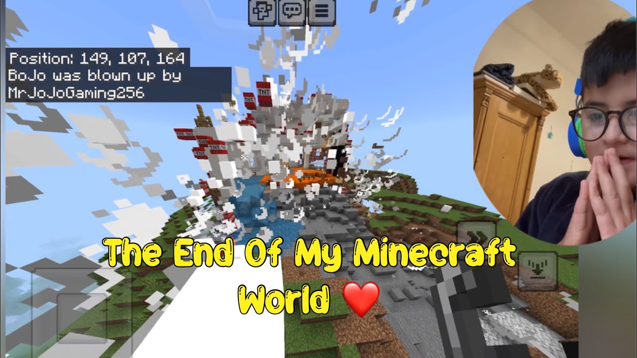 The End Of My Minecraft World ️ - YouTube