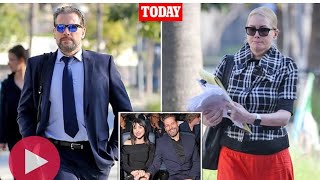 Alice Evans sobs in court as she claims she learned from a lawyer that Ioan Gruffudd wanted divorce