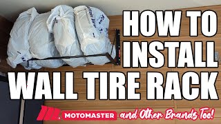 How To Install a Tire Rack - Foldable, Wall Mounted, Motomaster & Other Styles! by Mediocre Coffee 4,797 views 1 year ago 5 minutes