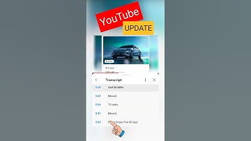 "Transcript" New Youtube Update helpful in SEO , Detects Keywords Automatically and creats Chapters