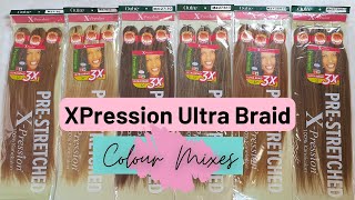 Xpression Ultra Braid Colour Mixes