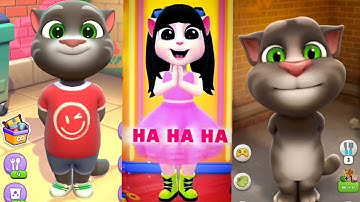 4 Talking Tom Cat 2025 Gameplay Walkthrough! Part 1 
