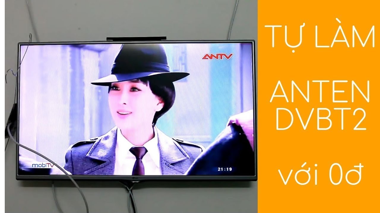 HD tự làm anten thu truyền hình kỹ thuật số DVB-T2 đơn giản nhất (How ...