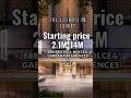 The ultimate in Luxury, the Dolce Gabbana residence starting at $2.1 million