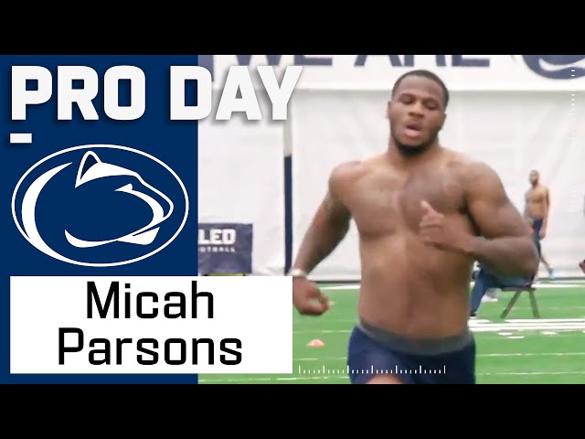 Micah Parsons FULL Pro Day Highlights 