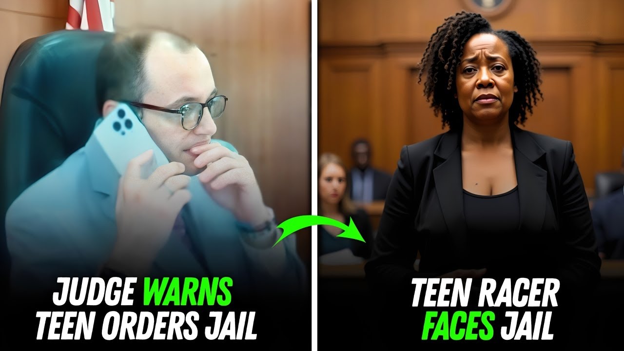 Юный гонщик проигнорировал предупреждение судьи и немедленно получил тюремный срок.