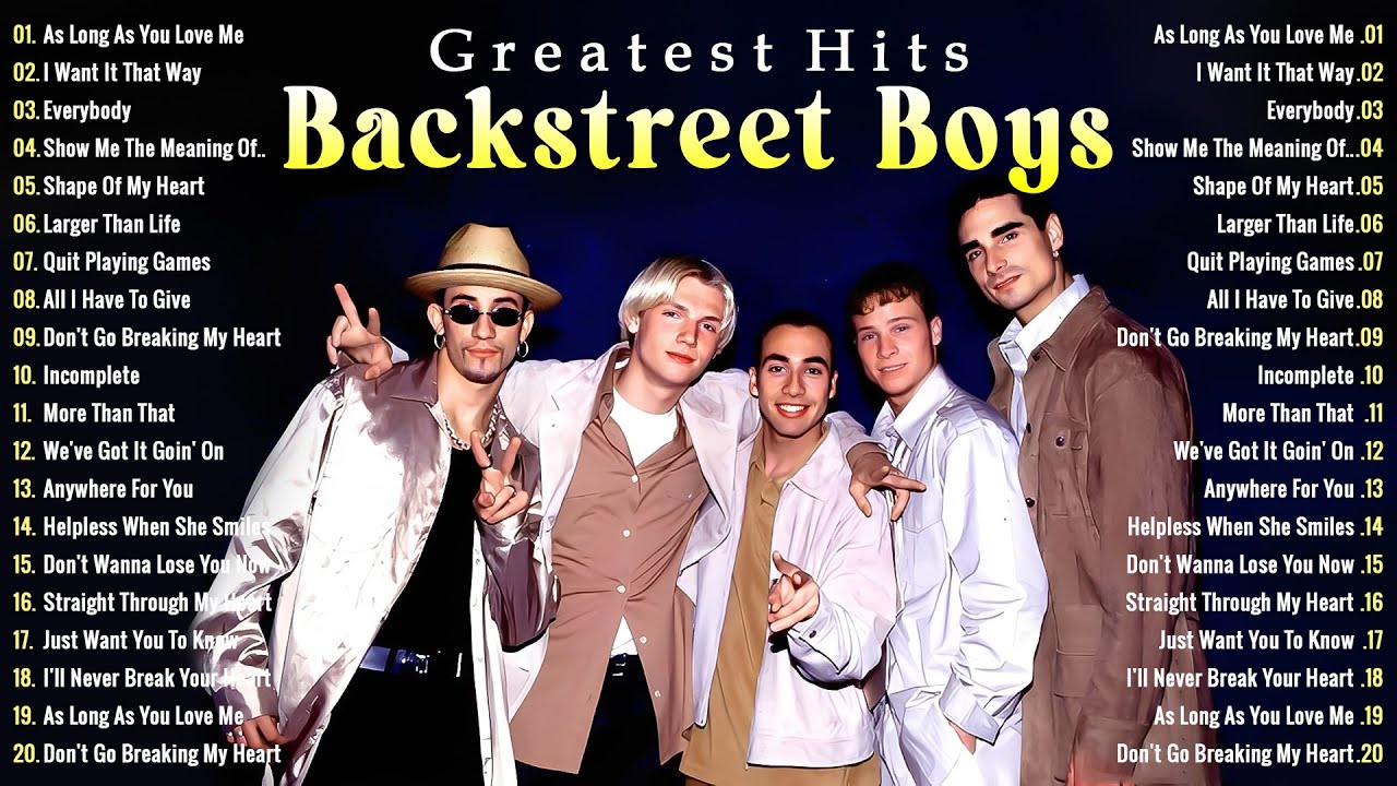 Backstreet Boys Greatest Hits - Best Songs Of Backstreet Boys - 90s Boyband Love Songs Playlist 