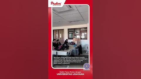 PRALON GOES TO CAMPUS - UNIVERSITAS UDAYANA BALI