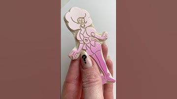 💞💎 #stevenuniverse #pinkdiamond #rosequartz #lesprints #linocut #printmaking #printmakingprocess