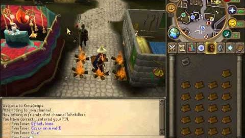 Runescape-Bot busting at Varrock big-bank