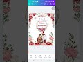 💍 Beautiful Nikah Mubarak Invitation Design | Islamic Wedding Card Idea | Digital Invite for Clients