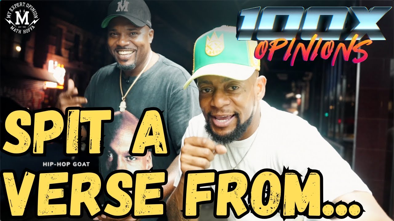 CAN YOU SPIT A VERSE FROM THE G.O.A.T??? -100 OPINIONS