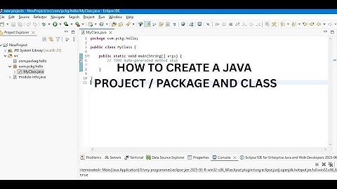 How to Create a Java Package, Project, and Class (Step-by-Step for Beginners