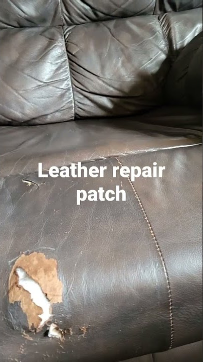 IT WORKS! Leather Repair Kit for Couch. How to Repair Leather