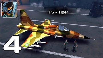ACE Fighter Plane: Modern Air Combat - F5 Tiger Survival Part 4 (Android GamePlay Walkthrough)
