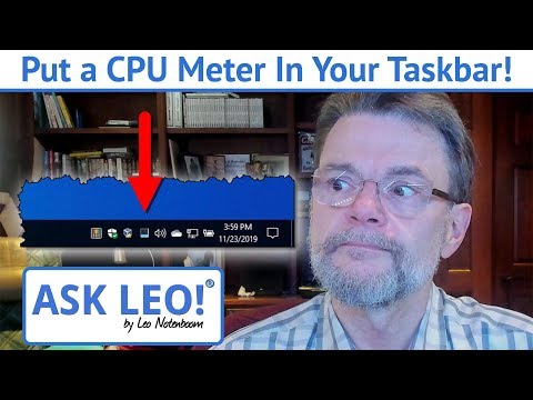 Put a CPU Meter in Your Taskbar