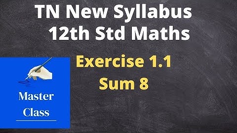 TN CLASS 12 MATHS APPLICATIONS OF MATRICES AND DETERMINANTS EXERCISE 1.1 SUM 8