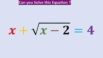 Solve the Radical Equation | Extraneous Root