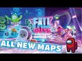 Fall Guys Season 4 - ALL *NEW* MAPS GAMEPLAY + AMONG US SKIN